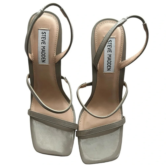 Steve Madden Shoes - Steve Madden Women’s Size 7.5 Grace Strap Square Toe Heels